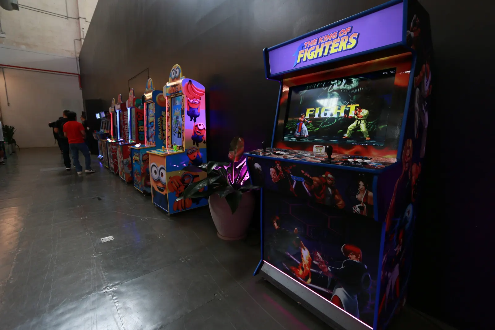 Gabinetes de arcade em free play